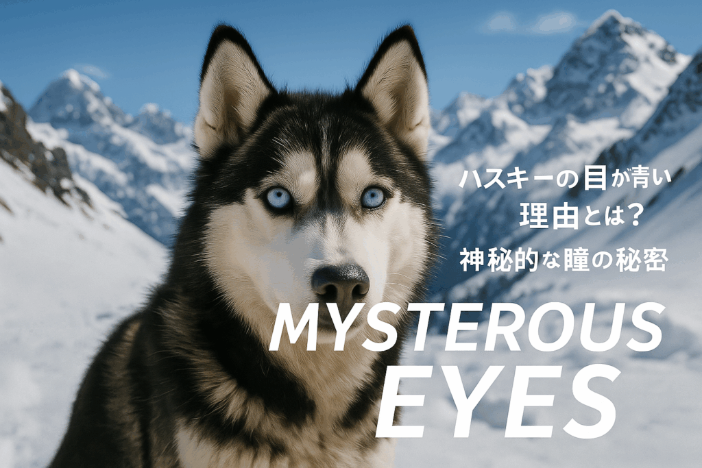 ハスキーの目が青い理由とは？神秘的な瞳の秘密