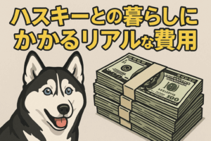 ハスキーとの暮らしにかかるリアルな費用